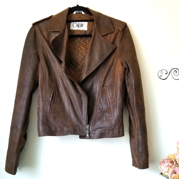 ORFATTI 100% Real leather jacket size 40 - Picture 1 of 11